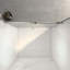 Porte de douche coulissante sans cadre, verre trempé clair de 5/16 po (8 mm) avec revêtement latéral facile à nettoyer avec tampon-124566384