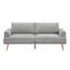Élégant canapé 3 places Canapé minimaliste de 79,9 po