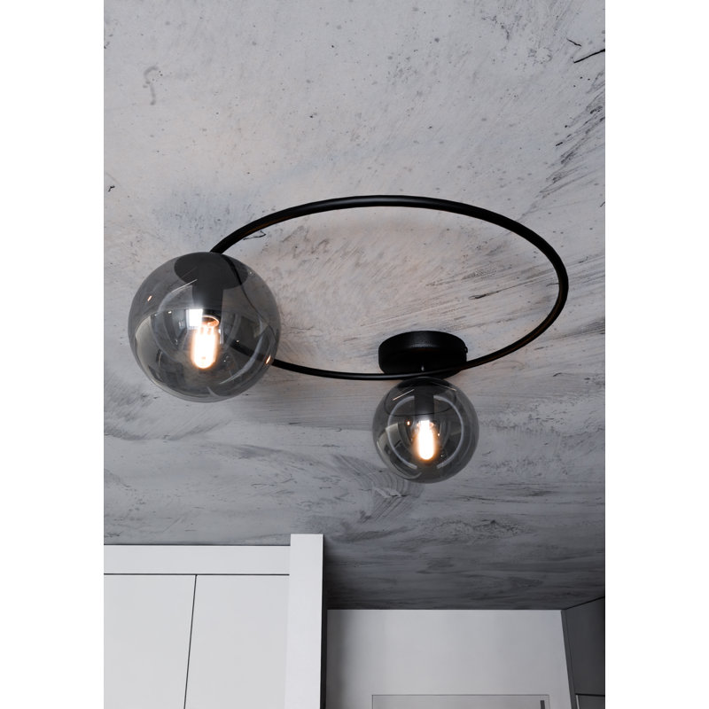 Aliberti 2 - Light Chandelier, Black, Grey