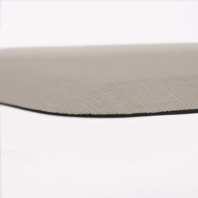 Happy Feet Linen Sand 22 in. x 32 in. Anti-Fatigue Kitchen Mat, Rectangle 1'10" x 2'8", Tan/Cream