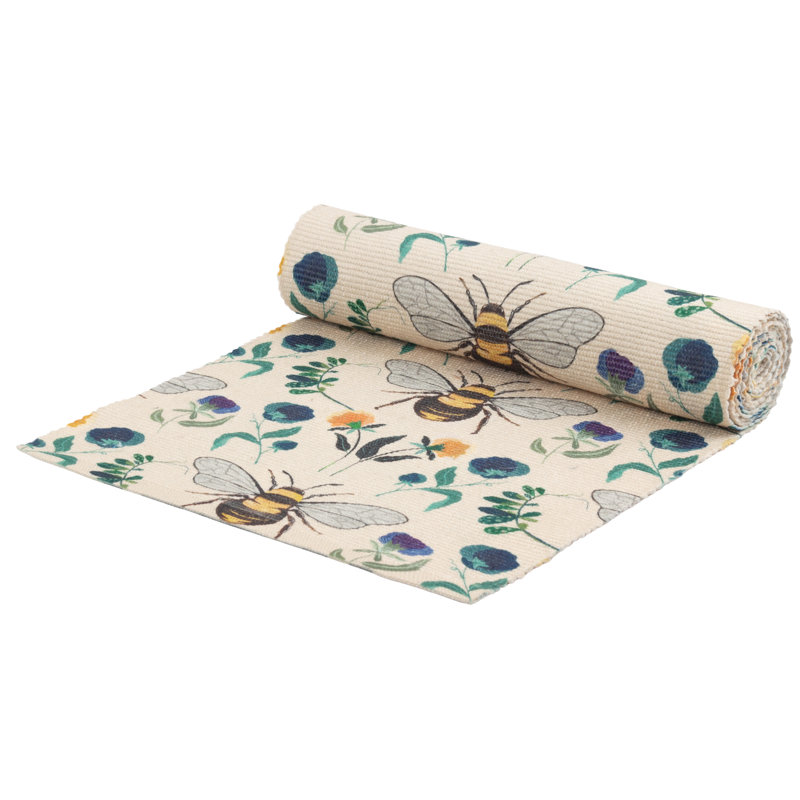 Wild Garden Indoor/Outdoor Large Table Runner, 180" L x 2" W