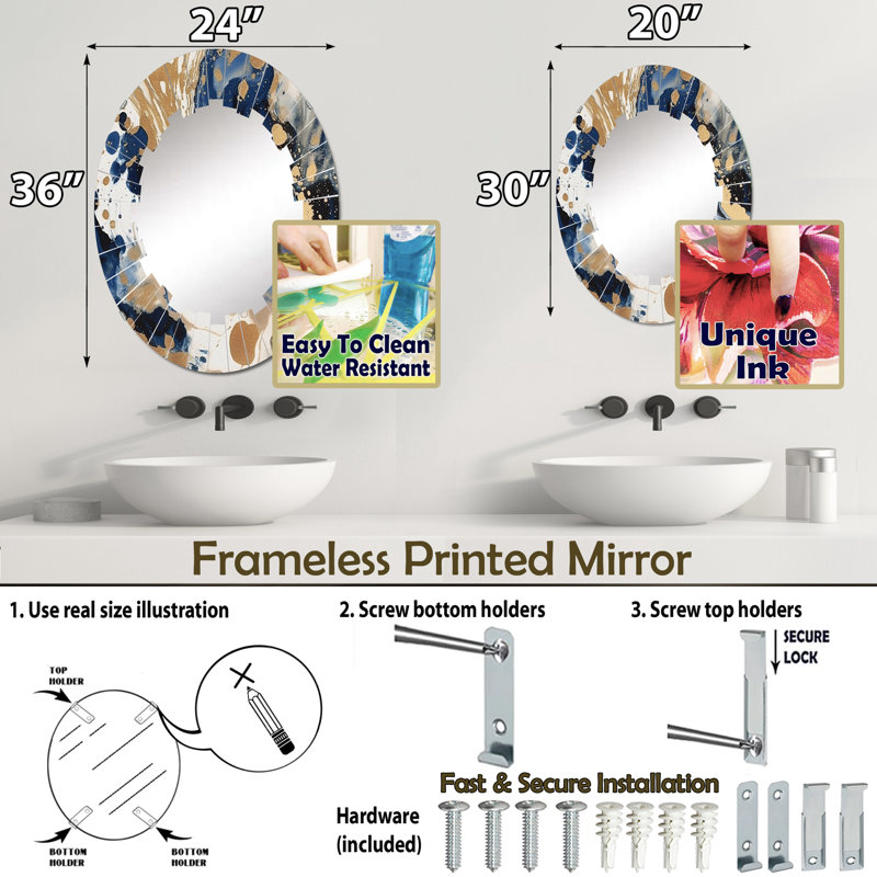 Miroir Ziani, 30 po x 20 po