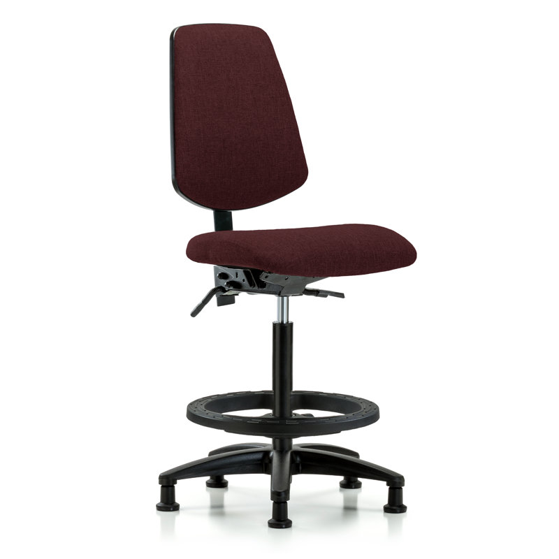 Chaise en tissu - FHBCH no Tilt, Bourgogne, Patins