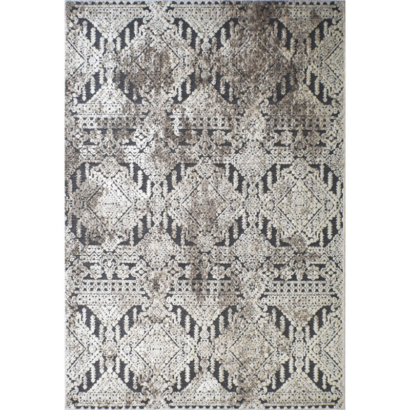 Tapis gris Hibbitts, Rectangle 9 pi x 12 pi