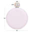 Flasque ronde avec couvercle en strass