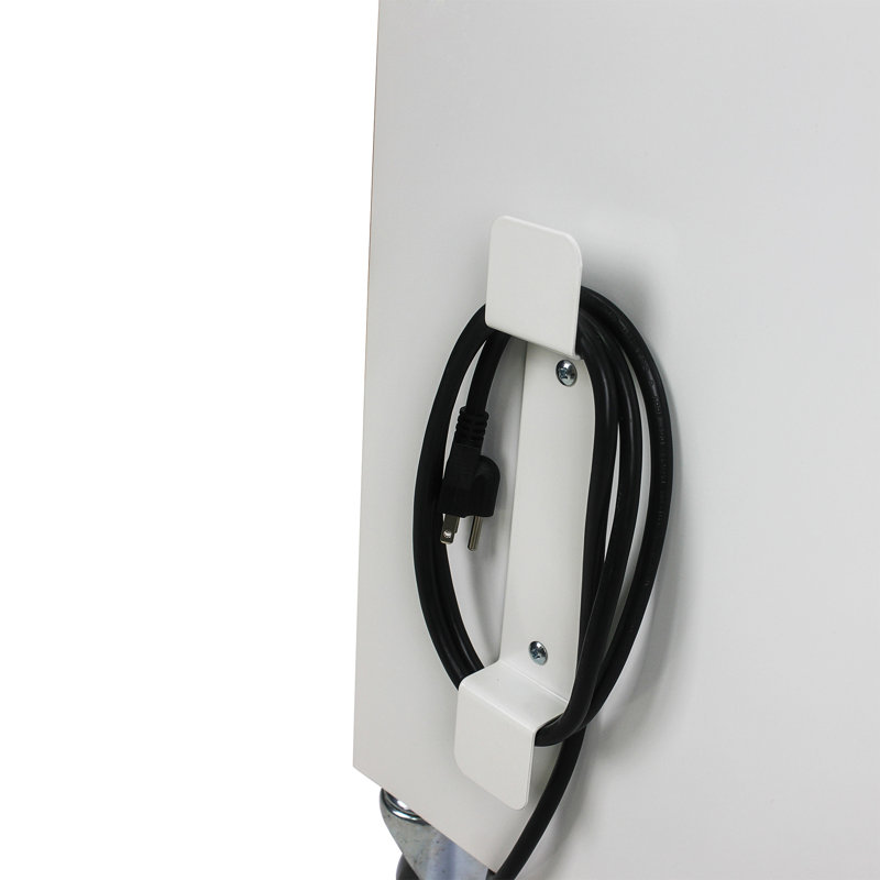 Chariot de charge mobile et armoire pour tablettes PC portable 30 appareils avec serrure à combinaison (blanc), Blanc antique