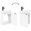 Single Bathroom Vanity with Ceramic Basin-382566201