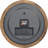 Inara Solid + Manufactured Wood Wall Clock