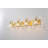 Textured Coffee Bronze Vanity Lights With Clear Glass Shade-302156044-331994934