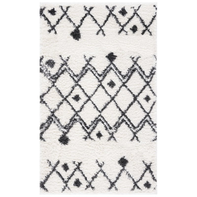 Alieshia Berber Shag Performance Geometric Rug