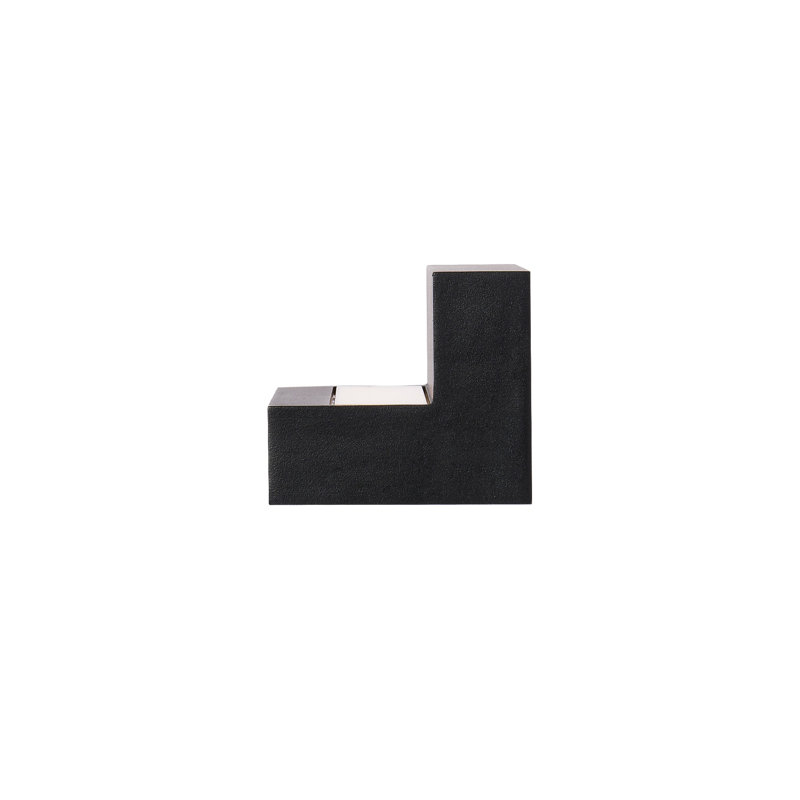 Bantam LED Flush Mounted Sconce, Black, 3500K