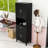 Tall Freestanding Storage Cabinet with Adjustable Shelves, Soft-Close Door, Open Storage and Drawer-671702580