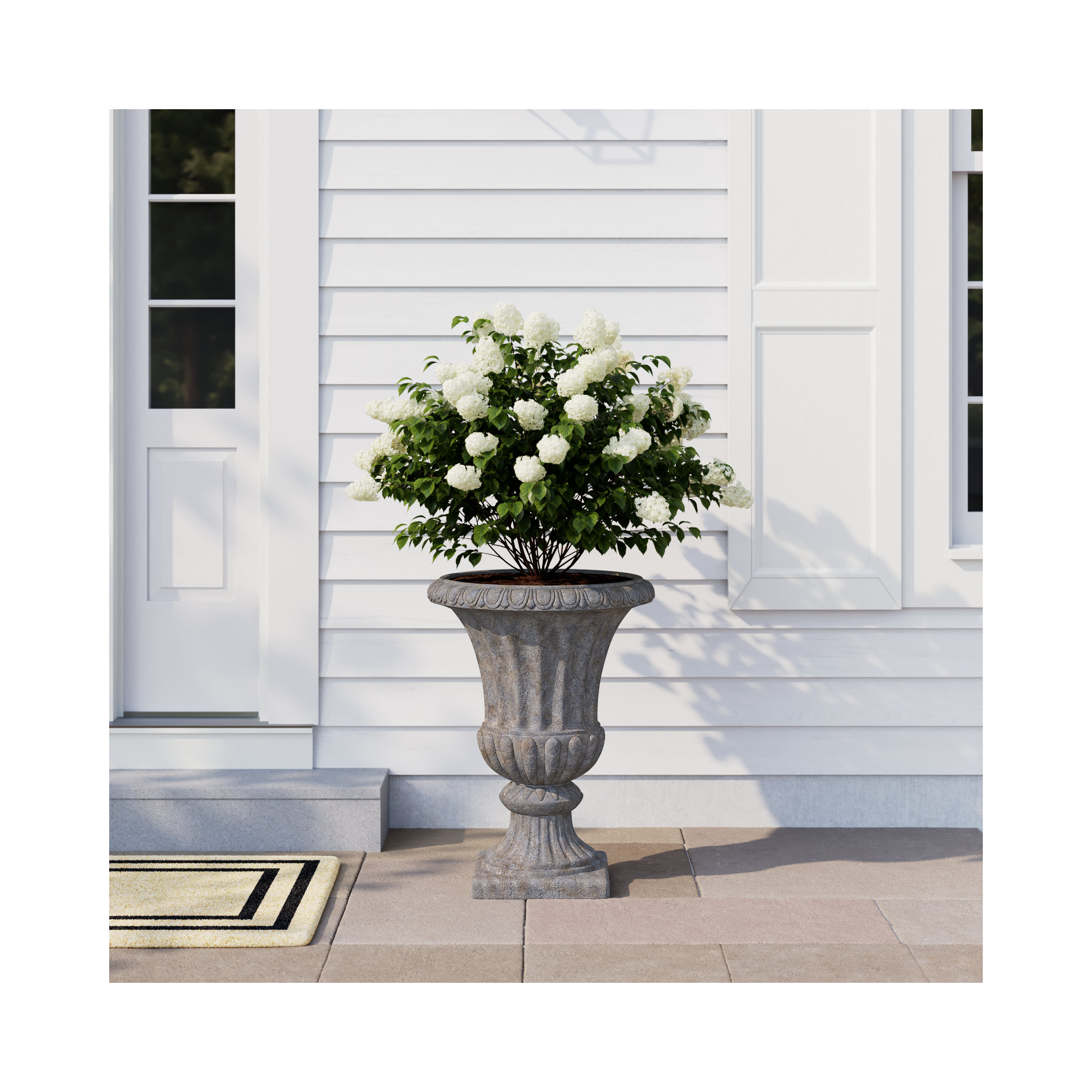 Susette Handmade Clay Urn Planter, Large