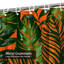 Rideau de douche imperméable aquarelle Palm Tropical Monstera avec 12 crochets-595018283