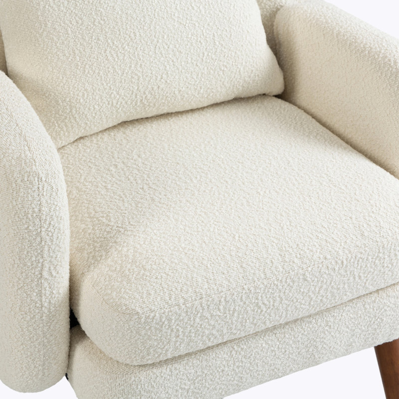 Fauteuil Keiden, Beige Boucle