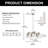 27Inch 6 - Light Geometric Chandelier-1805977924