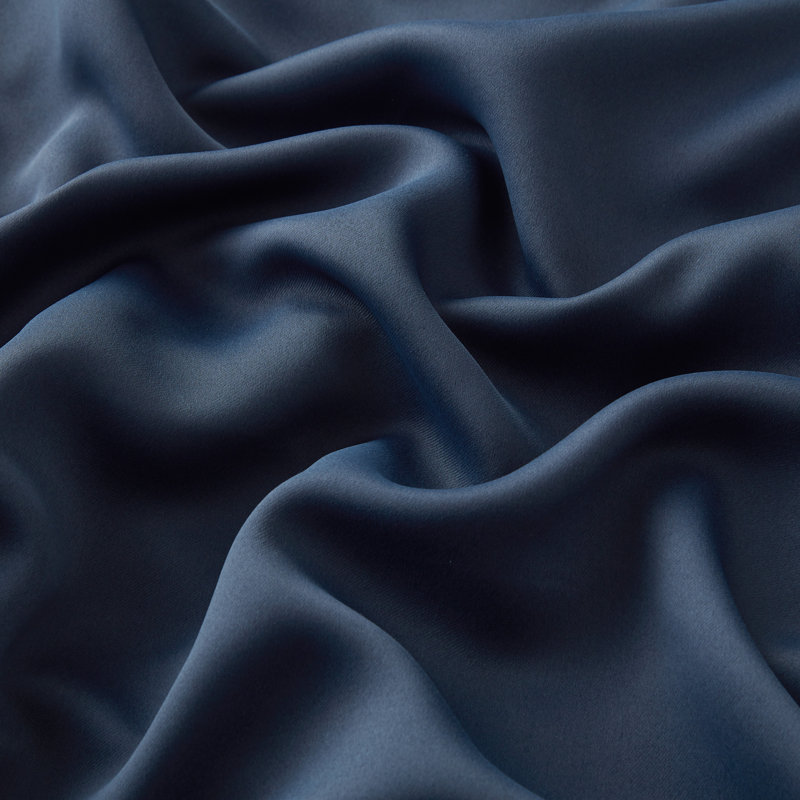 Arbas Curtain Pair, 52" W x 96" L, Navy Blue