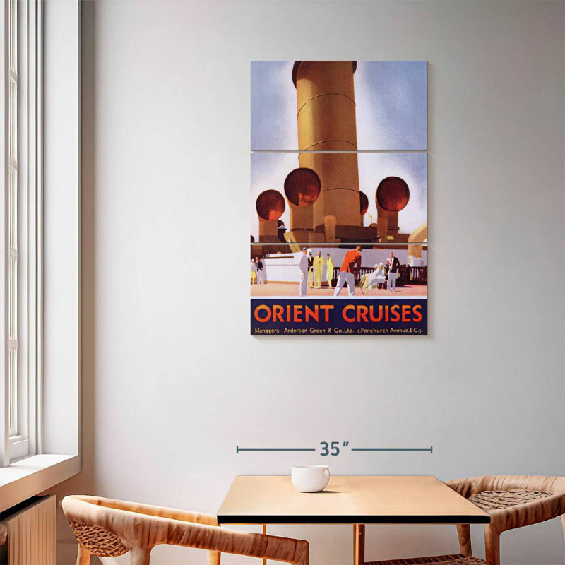 Mehar Orient Cruises, 57" H x 36" W