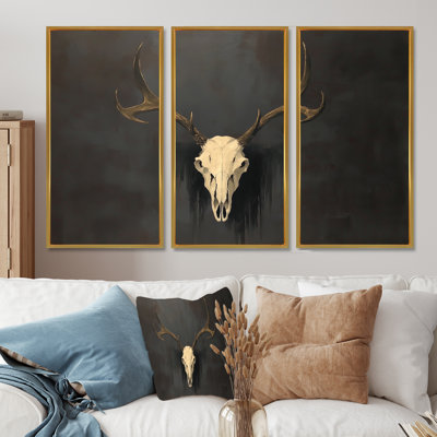 Ensemble de reproductions d'art mural blanc