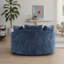 Fauteuil demi-tonneau surdimensionné 59,5 po avec roulettes-712792112