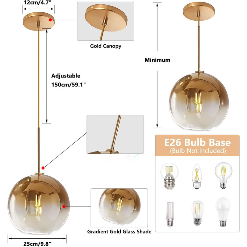 Modern Glass Chandelier