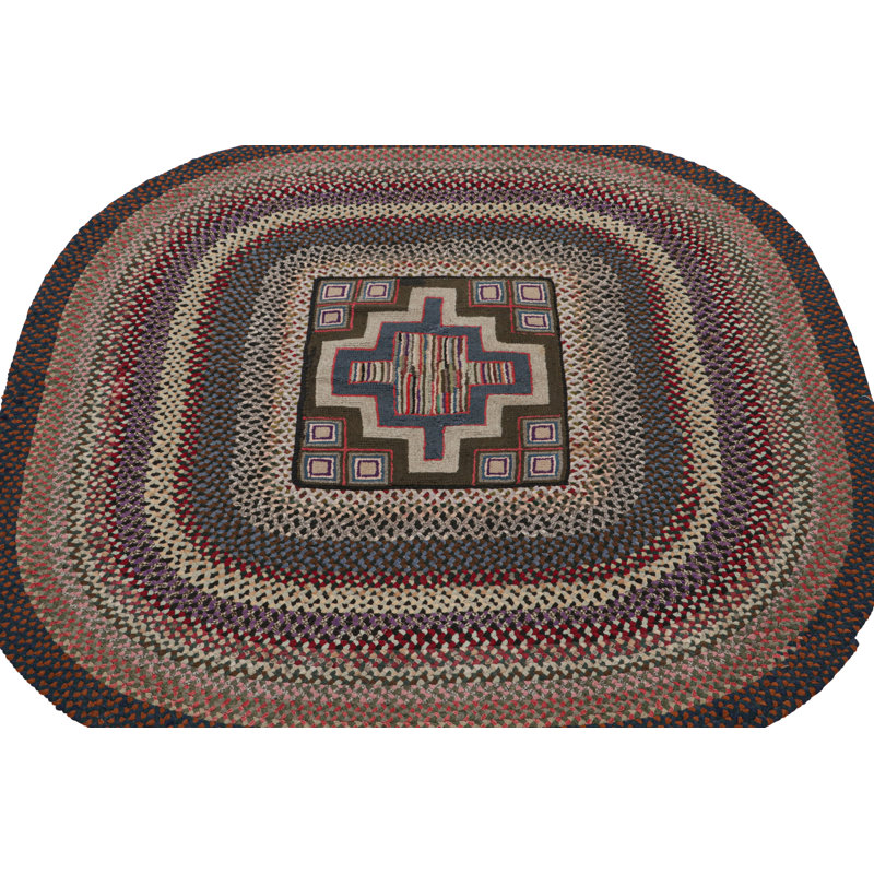 One-of-a-Kind Oval 4’3” X 4’8” Area Rug
