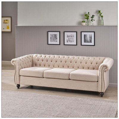 3 Seater Sofa Practical Living Room Seating With Durable Construction And Comfortable Cushions
