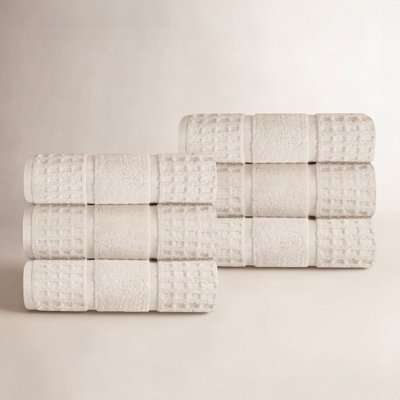 Camillah Waffle Cotton Hand Towel Set