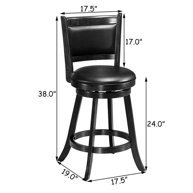 Tabouret de comptoir 24 po Aghaboy