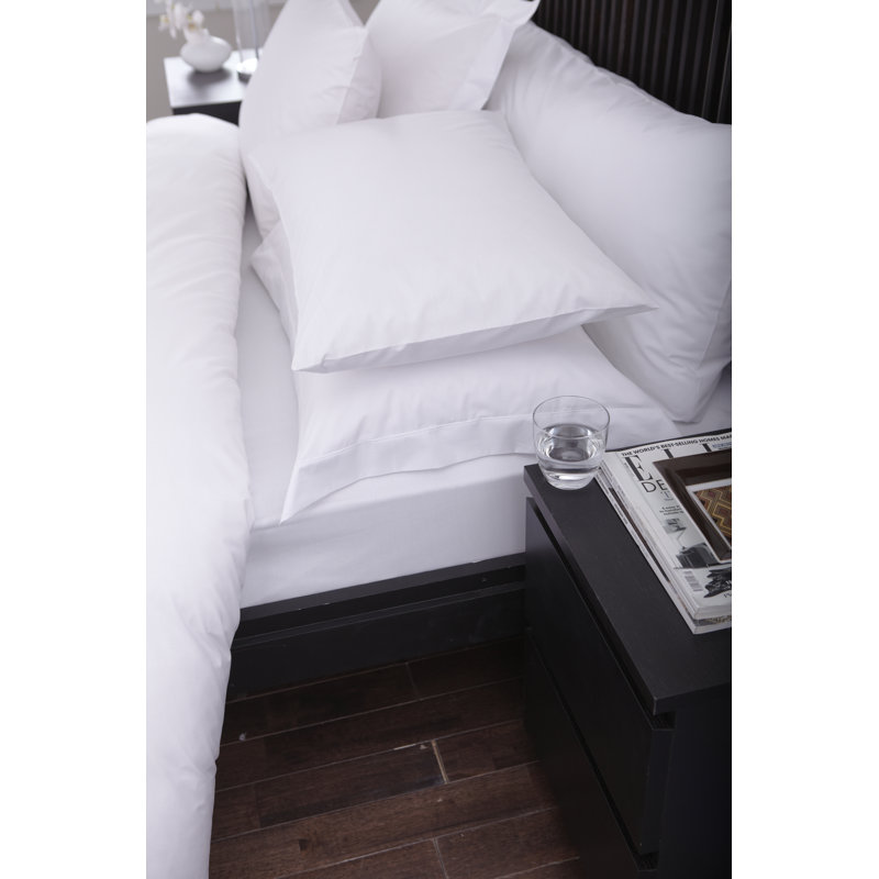 Percale Flat Sheet, Single (3'), White