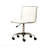 White Chromel Adjustable Air Lift Office Chair-1891098904