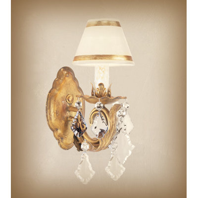 Egor Wrought Iron Candle Wall Light