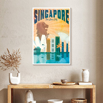 Singapore Tourism Vintage Poster