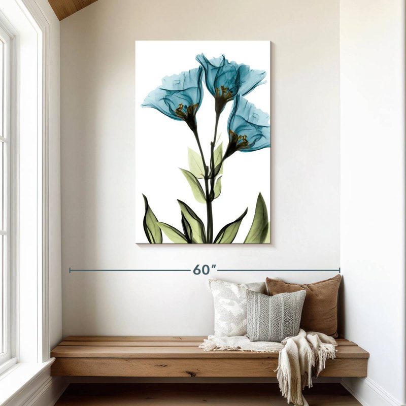 Harnek Gentian, 45" H x 30" W