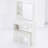29.2" Small Size Left Drawer Desktop Vanity Table + Cushioned Stool, Extra Large Right Sliding Mirror, Multi Layer High Capacity Storage, Practical Fashionable Dresser, Suitable For Small Space-1905311058