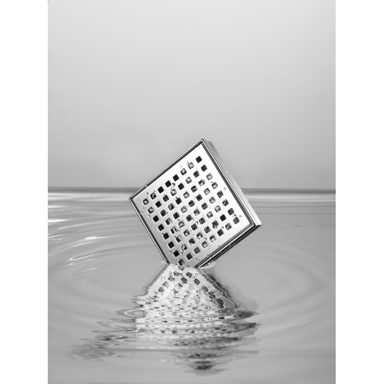 HEATGENE HB-DN6S Tile-In Shower Drain Finish: Brush