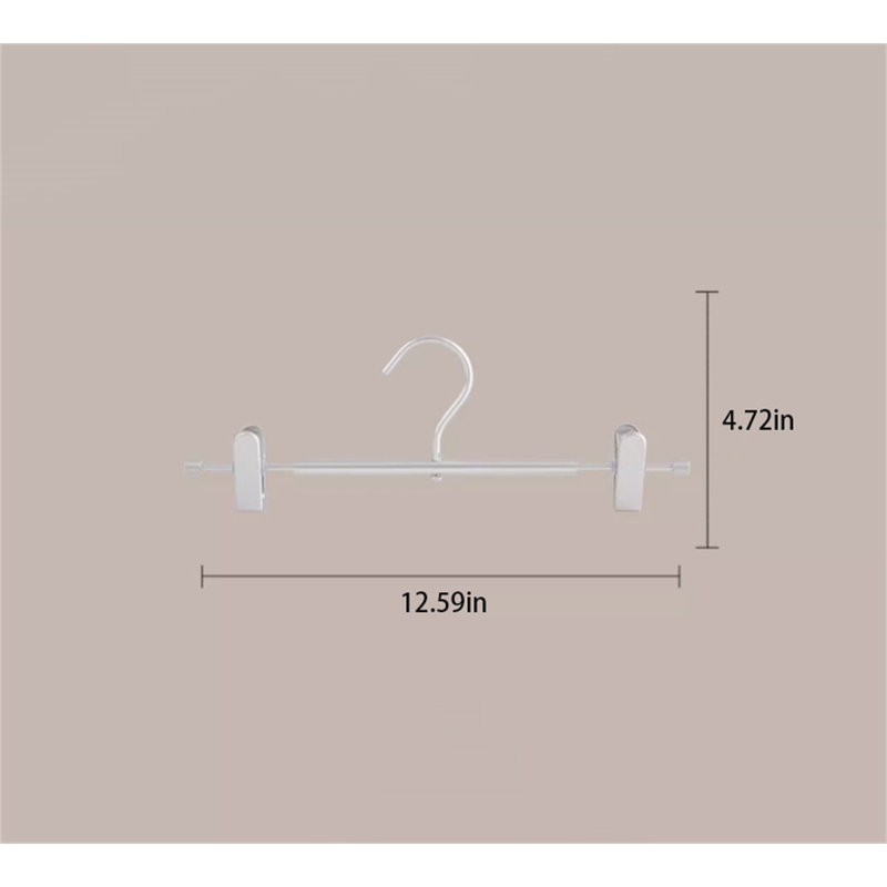 Cintre pour pantalons antidérapant en alliage d'aluminium, 30