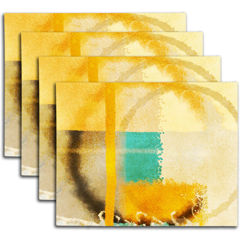 Napperon abstrait en polyester