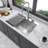 30X22 Inch Kitchen Sink Drop In 16 Gauge Stainless Steel 30" Single Bowl Topmount Kitchen Sink Basin