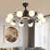 39.4" Bladeless Ceiling Fan with Remote and 10 lights