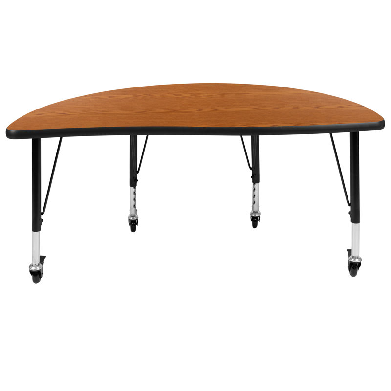 Table d'activité Goddard, Chêne, Oui, L 24 po x P 47,5 po x H 17 à 25 po