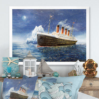 " Titanic Illustration Painting "