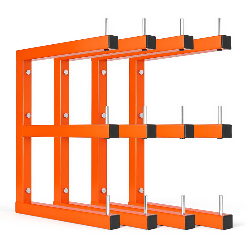 3 cm W Steel Wall Mounted Shelving Unit