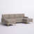 Khaki Polyester Blend selected