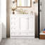 Meuble-lavabo 36 po avec lavabo en céramique et fermeture en douceur