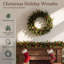  Artificial Christmas Wreath with Pine Cones