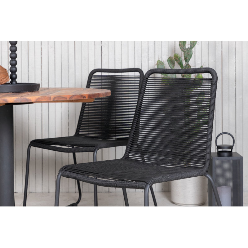Windham 4 - Person Dining Set, Black