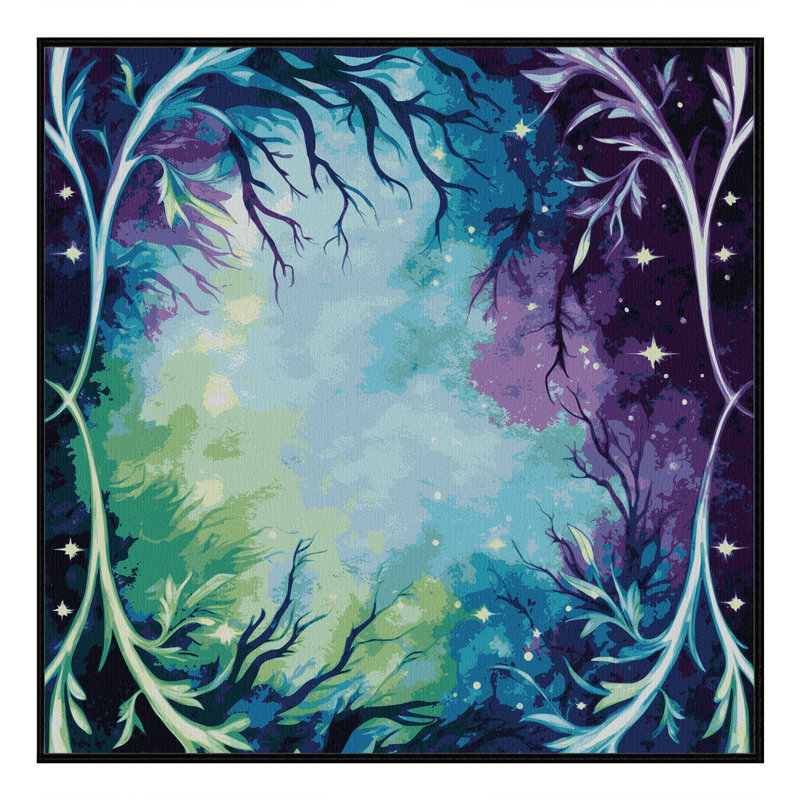 Starlit Thicket Rug, Square 5'