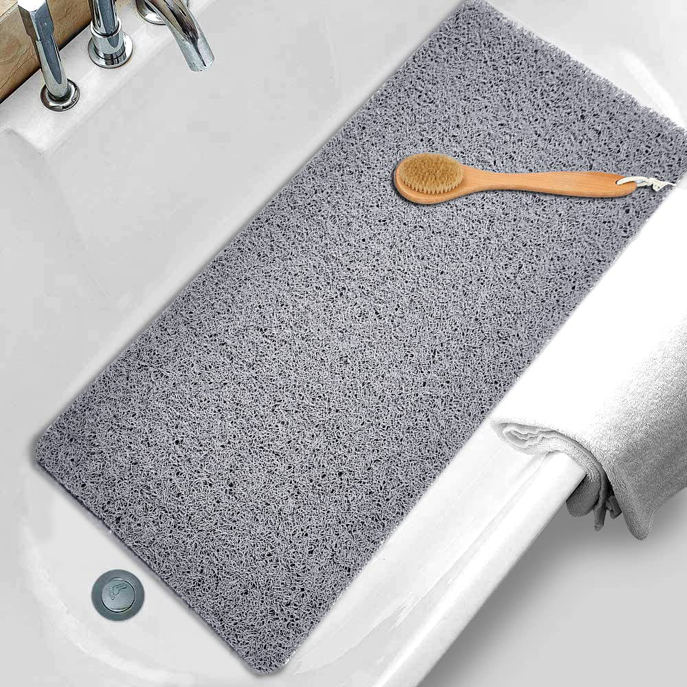 Latitude Run® Non-Slip Shower Mat, Bathtub Mat For Seniors, Loofah Non ...