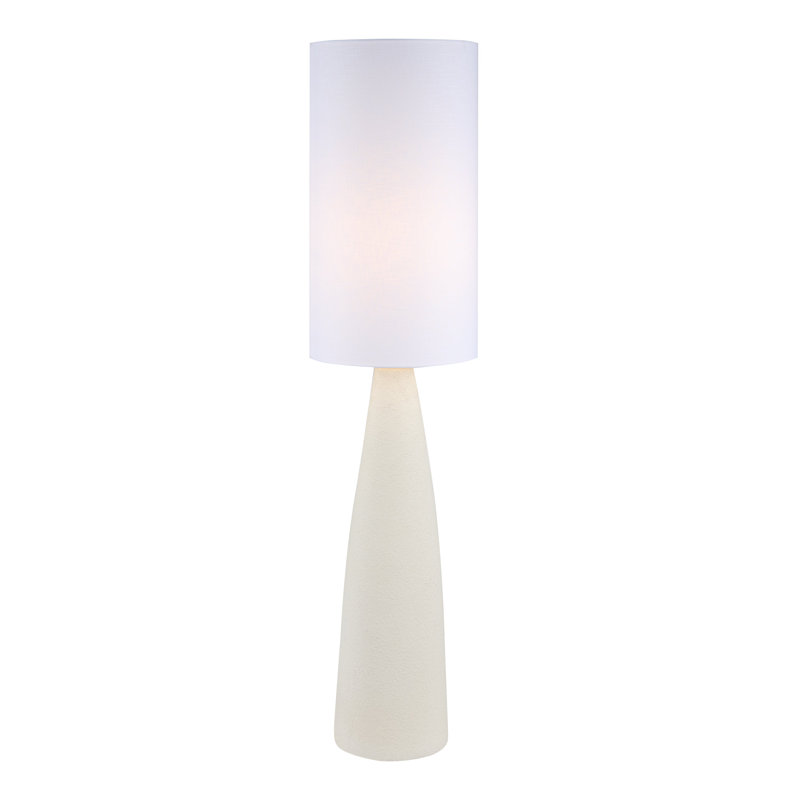 Lampe sur pied 51,5 po Caylon, Blanc